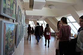 Выставка работ учащихся колледжа Пленэр – 2016 2017