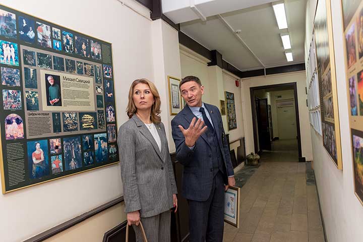О. Н. Чемоданова с рабочим визитом посетила МГХК им. Глебова