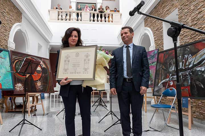 Филимонова Оксана Васильевна награждена почётной грамотой Министерства культуры Республики Беларусь