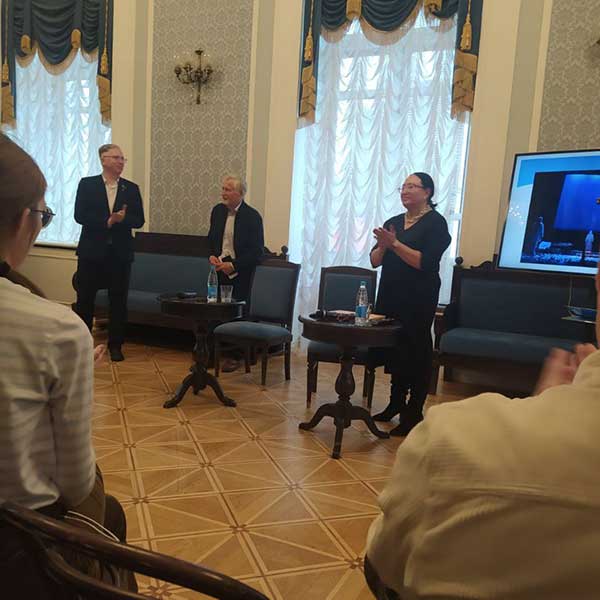 Встреча с художником Б. Ф. Герлованом
