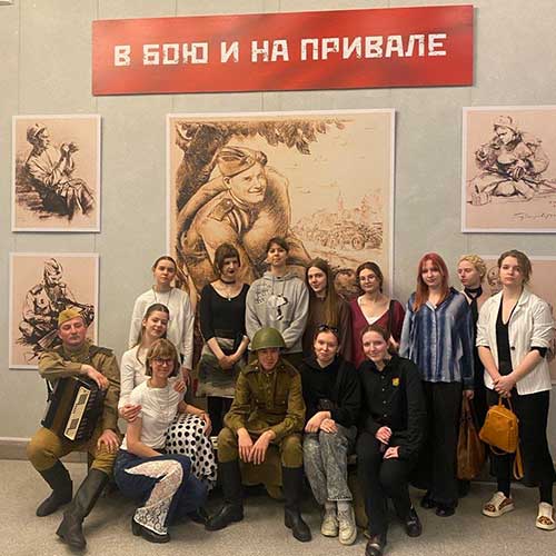Открытие выставки «В&nbsp;бою и на&nbsp;привале»