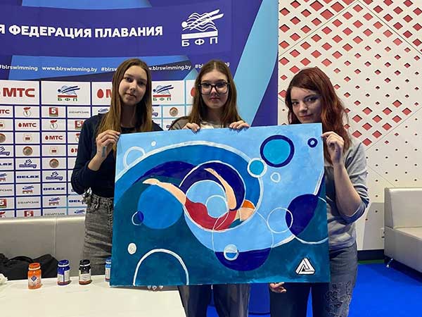 Плакаты в поддержку спортсменов