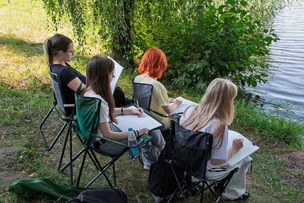 Пленэр в Несвиже: первый шаг в мир искусства