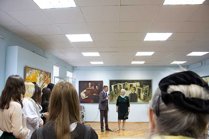 Открытие выставки «3/4 столетия» в Гомеле